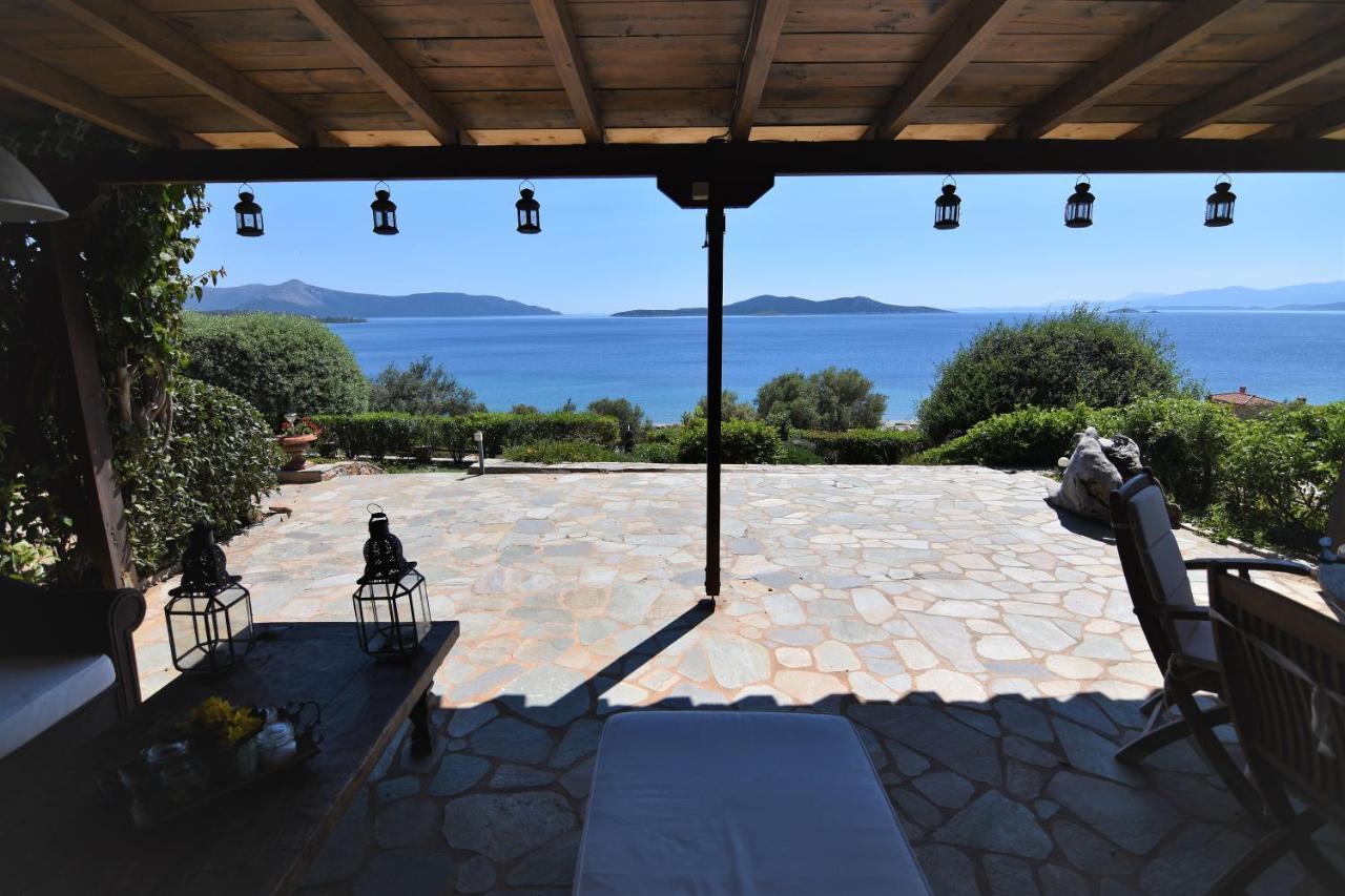 Blue Bay View - Beach House Vathirrevma Экстерьер фото