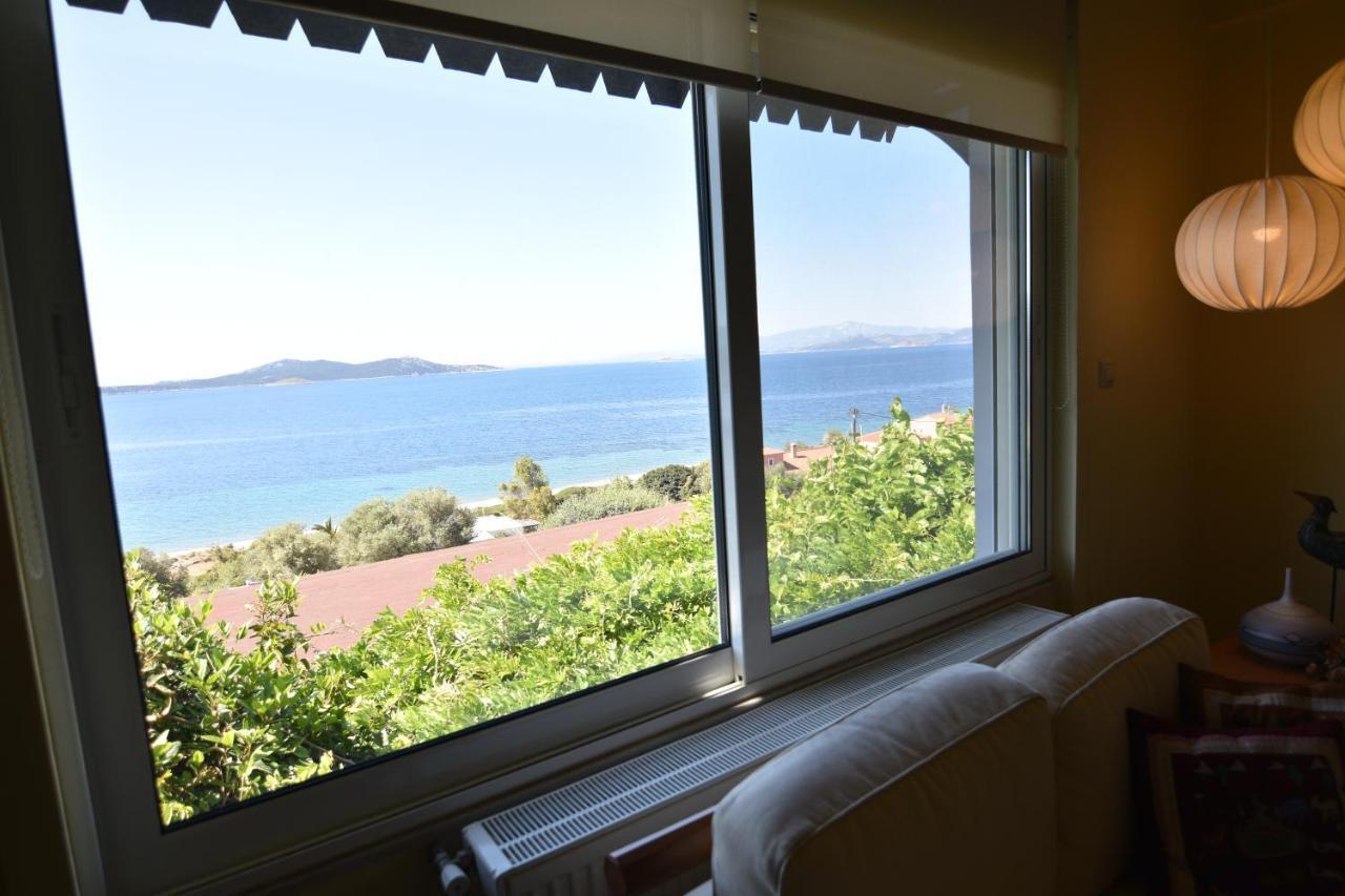 Blue Bay View - Beach House Vathirrevma Экстерьер фото